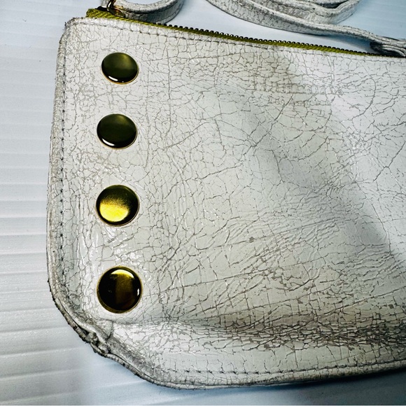 Hammitt White Small Crossbody Bag with Gold Accents - Picture 6 of 13